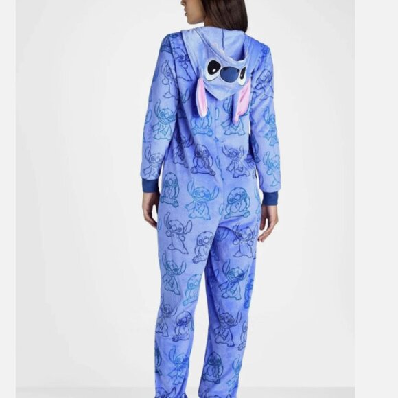 NWOT Lilo and Stitch Disney Womens Pajamas Union Suit Onsie Size LARGE - Picture 3 of 3